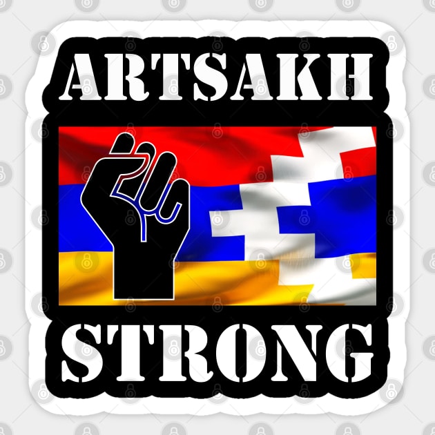 Artsakh Strong Sticker by EmmaShirt